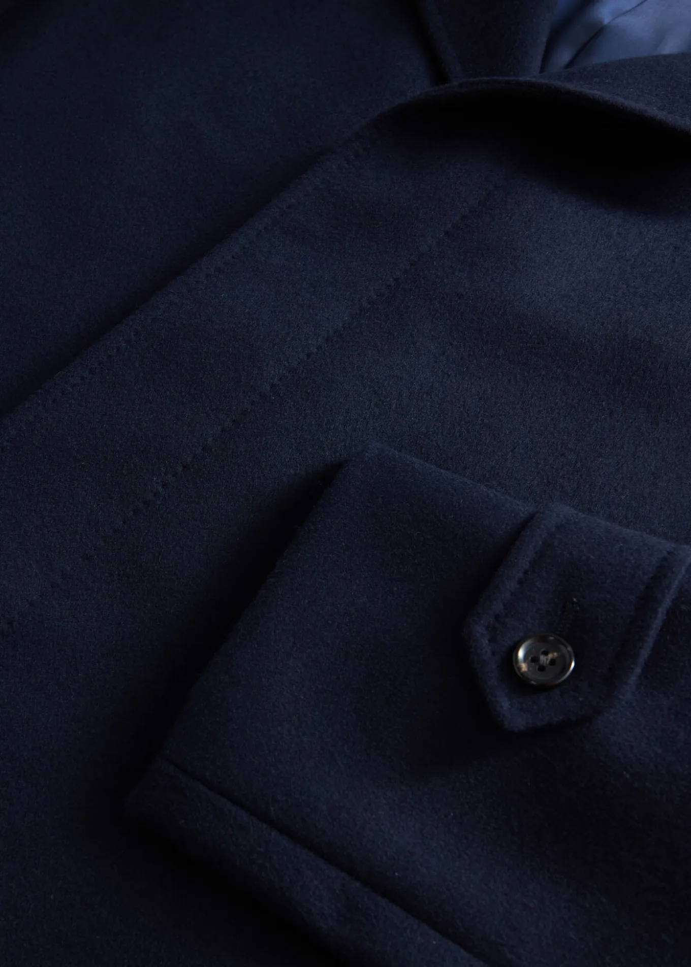 Super 170s WoolWater Repellent Coat