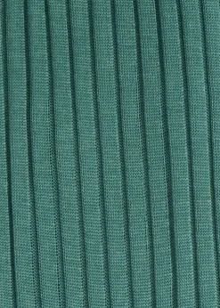 Two-Tone Ribbed Crew Sock