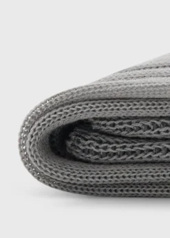 Two-Tone Ribbed Crew Sock