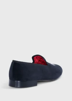 Tyler Velvet Skull Slip-on