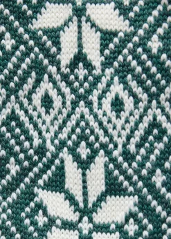 Wool Blend Snowflake Sock