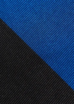 Woven Silk Block Stripe Tie