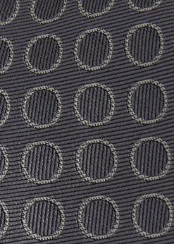 Woven Silk Circles Tie