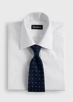 Woven Silk Dot Tie