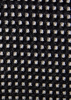 Woven Silk Micro Dot Tie
