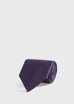 Woven Silk Micro Jacquard Tie
