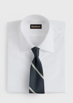 Woven Silk Regimental Stripe Tie