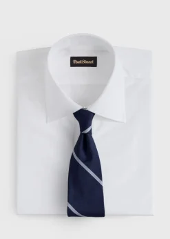 Woven Silk Regimental Stripe Tie