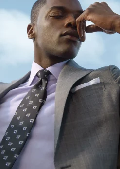 Woven Silk Triangle Deco Tie